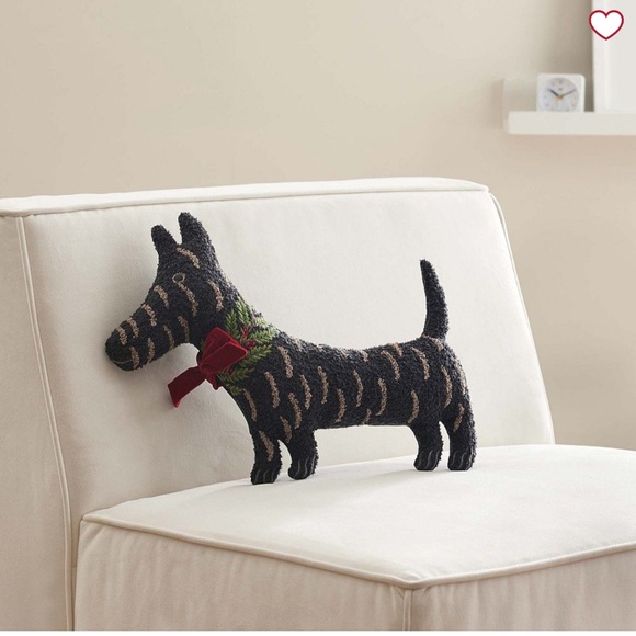 Pottery Barn TeenJolly Scottie Pillow (NWT)